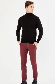 Korkea kaulus villapaita MCL 18912-SIYAH