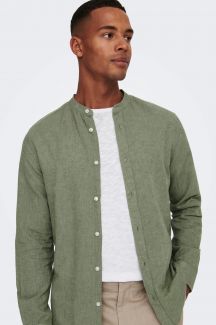 Pellava paita ONLY & SONS 22019173-Swamp