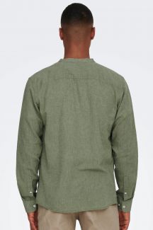 Pellava paita ONLY & SONS 22019173-Swamp