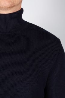 Korkea kaulus villapaita MCL 33811-LACIVERT