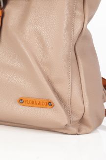 Reppu FLORA&CO H6725-BEIGE-TAUPE
