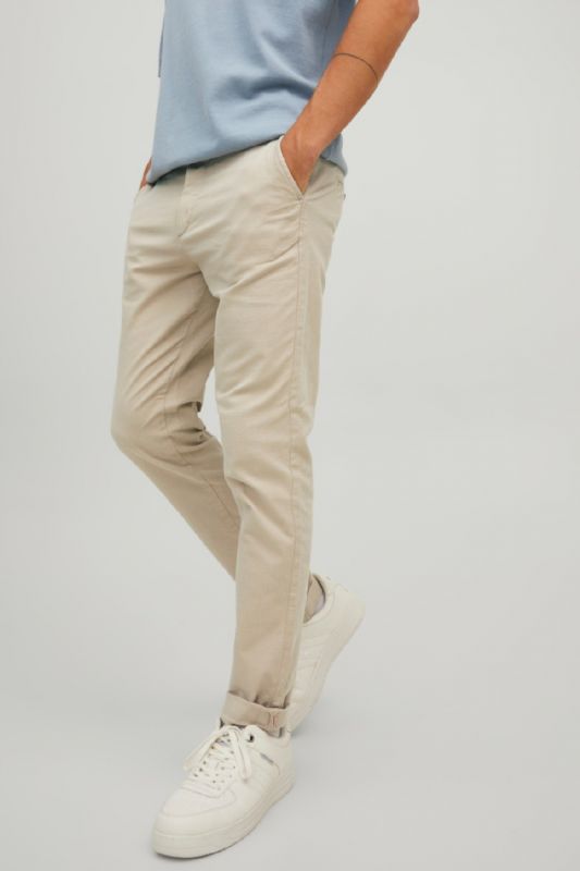 Klassiset housut JACK & JONES 12206198-Dune-SOLID