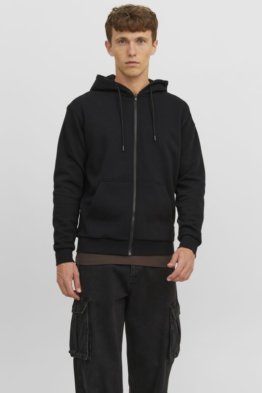 Vetoketjullinen huppari JACK & JONES 12249342-Black