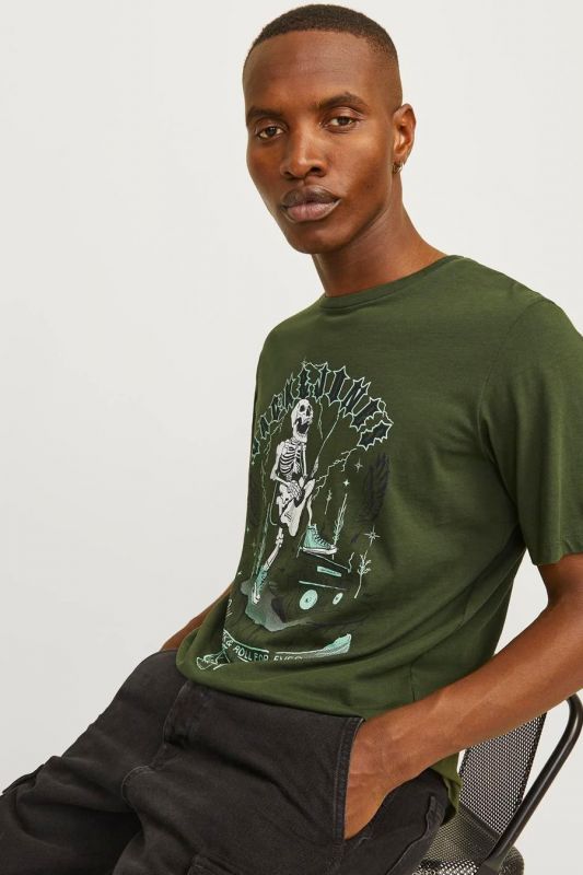 T-paita JACK & JONES 12256782-Kombu-Green-B