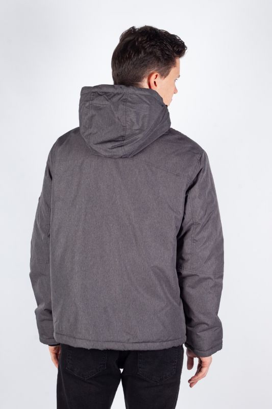 Talvitakki JACK & JONES 12272729-Black-MELANGE