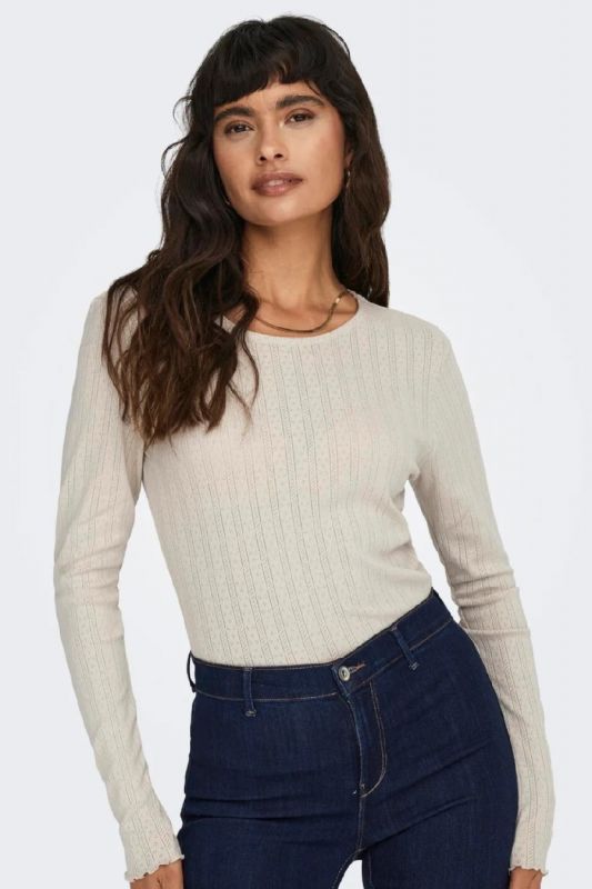 Pitkähihainen T-paita ONLY 15291987-Pumice-Stone