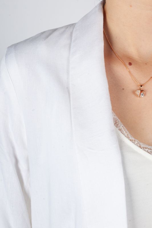 Pikkutakki PIECES 17154738-Bright-White