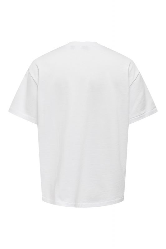 T-paita ONLY & SONS 22027787-Bright-White