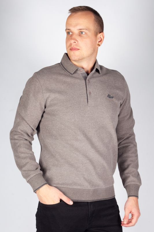Polo paita MCL 39848-KAHVE-MELANJ