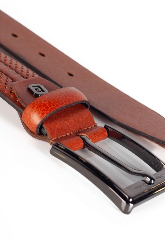 Nahkainen vyö PIERRE CARDIN PC-GF-9013-COGNAC
