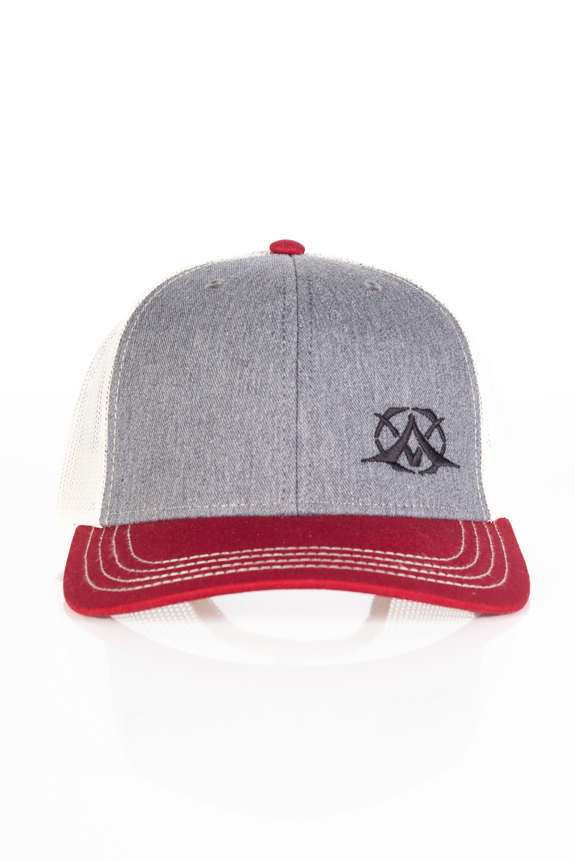 Kepurė X JEANS SONIC-GREY-MEL-CARDINAL