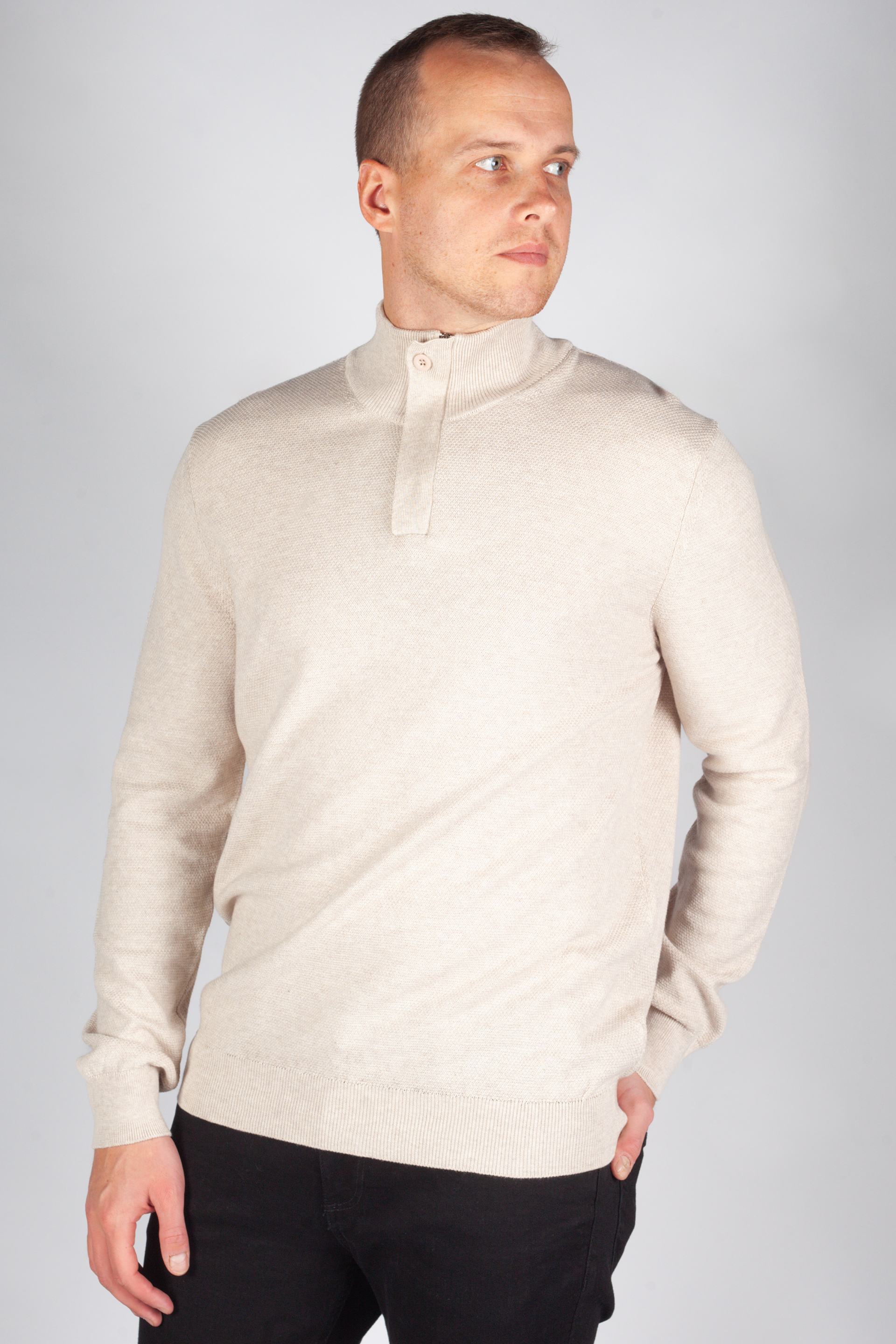 Megztinis MCL 33570-BEJ-MELANJ