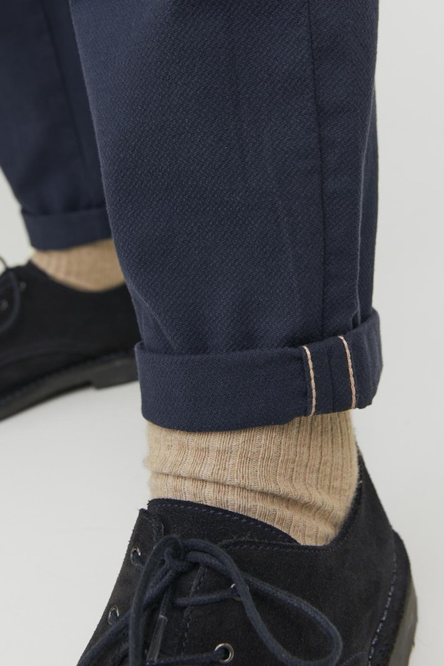 Klasikinės kelnės JACK & JONES 12206198-Navy-Blazer