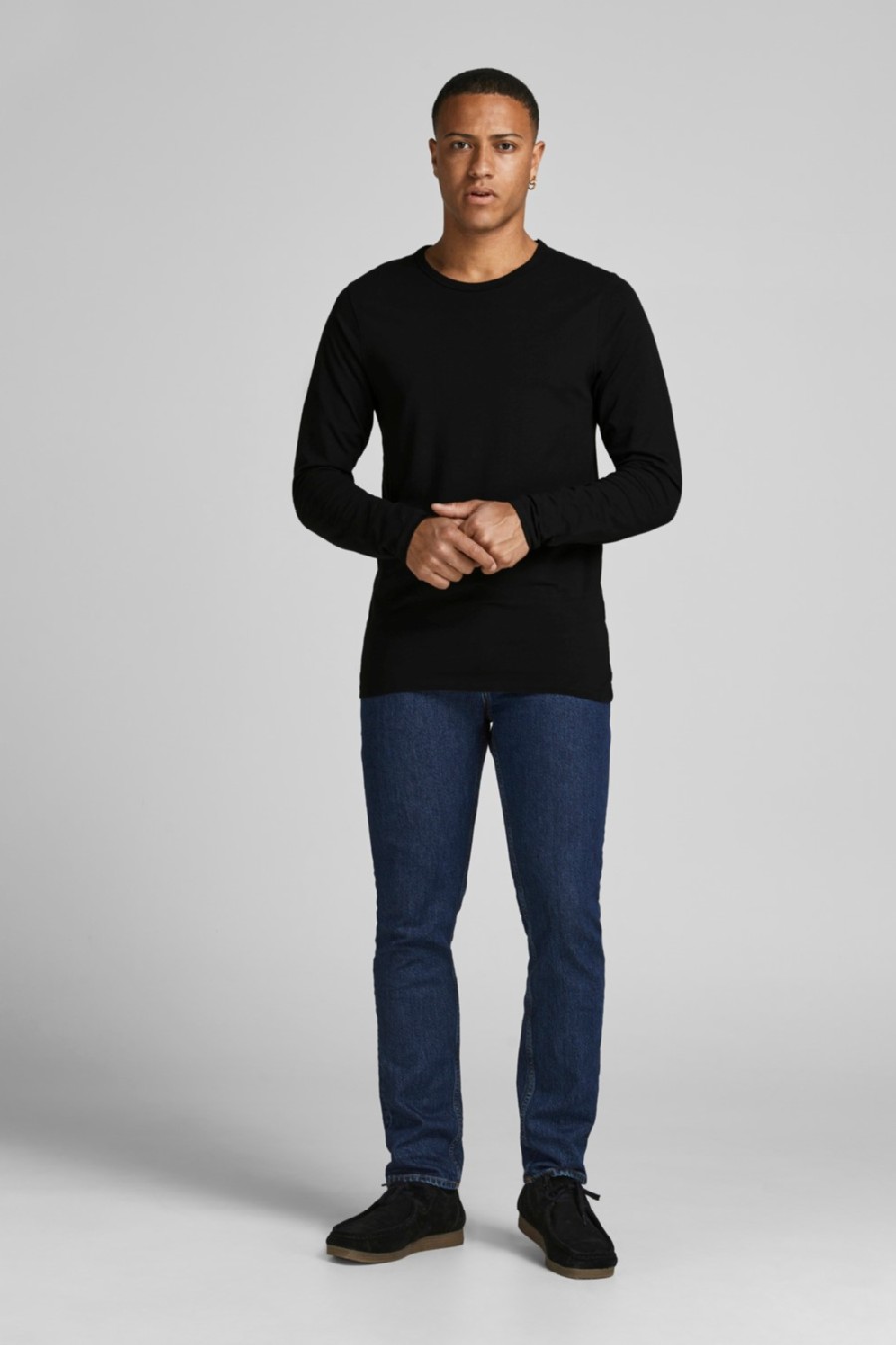 Marškinėliai JACK & JONES 12059220-BLACK