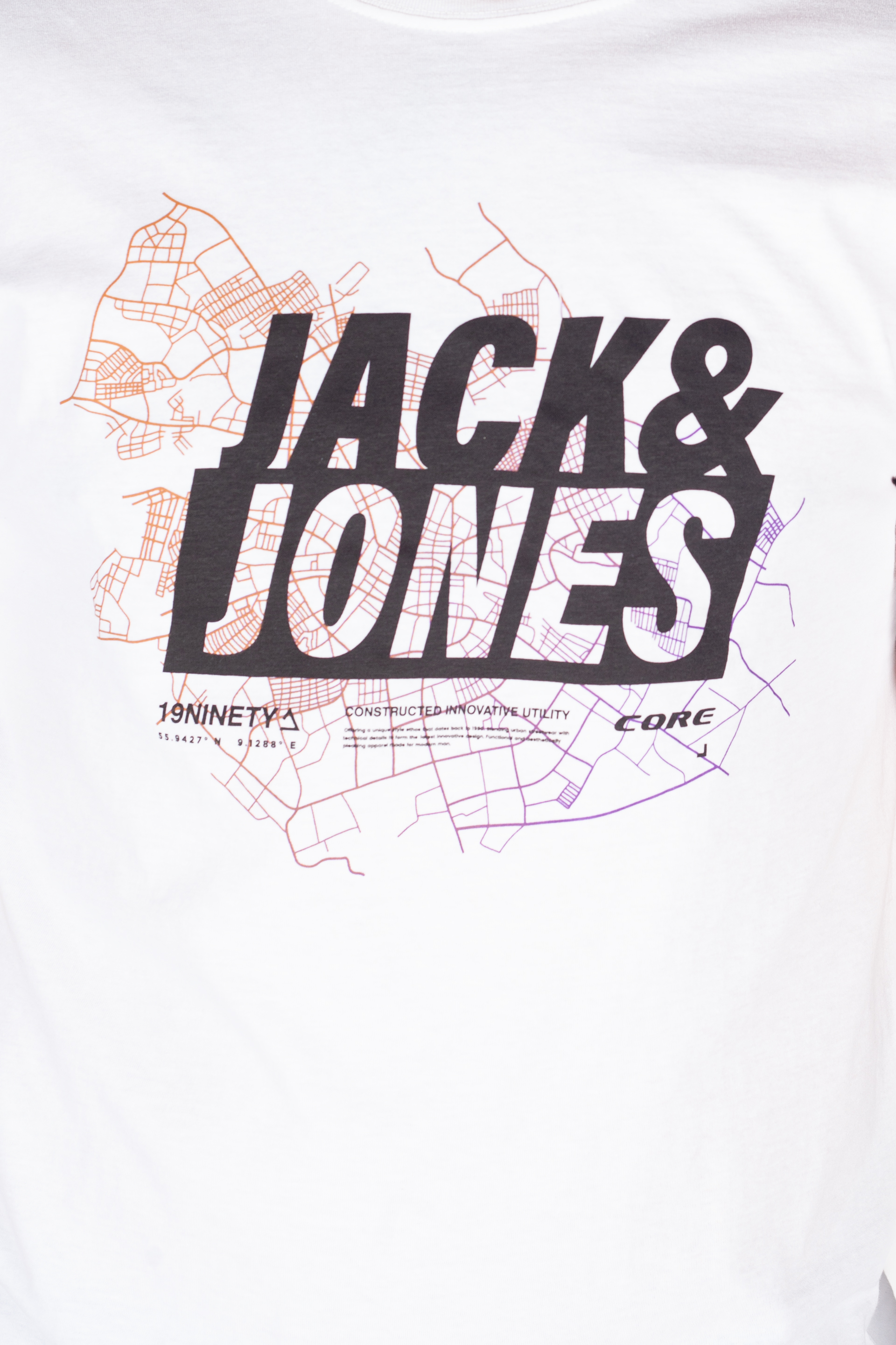 Marškinėliai JACK & JONES 12277931-White