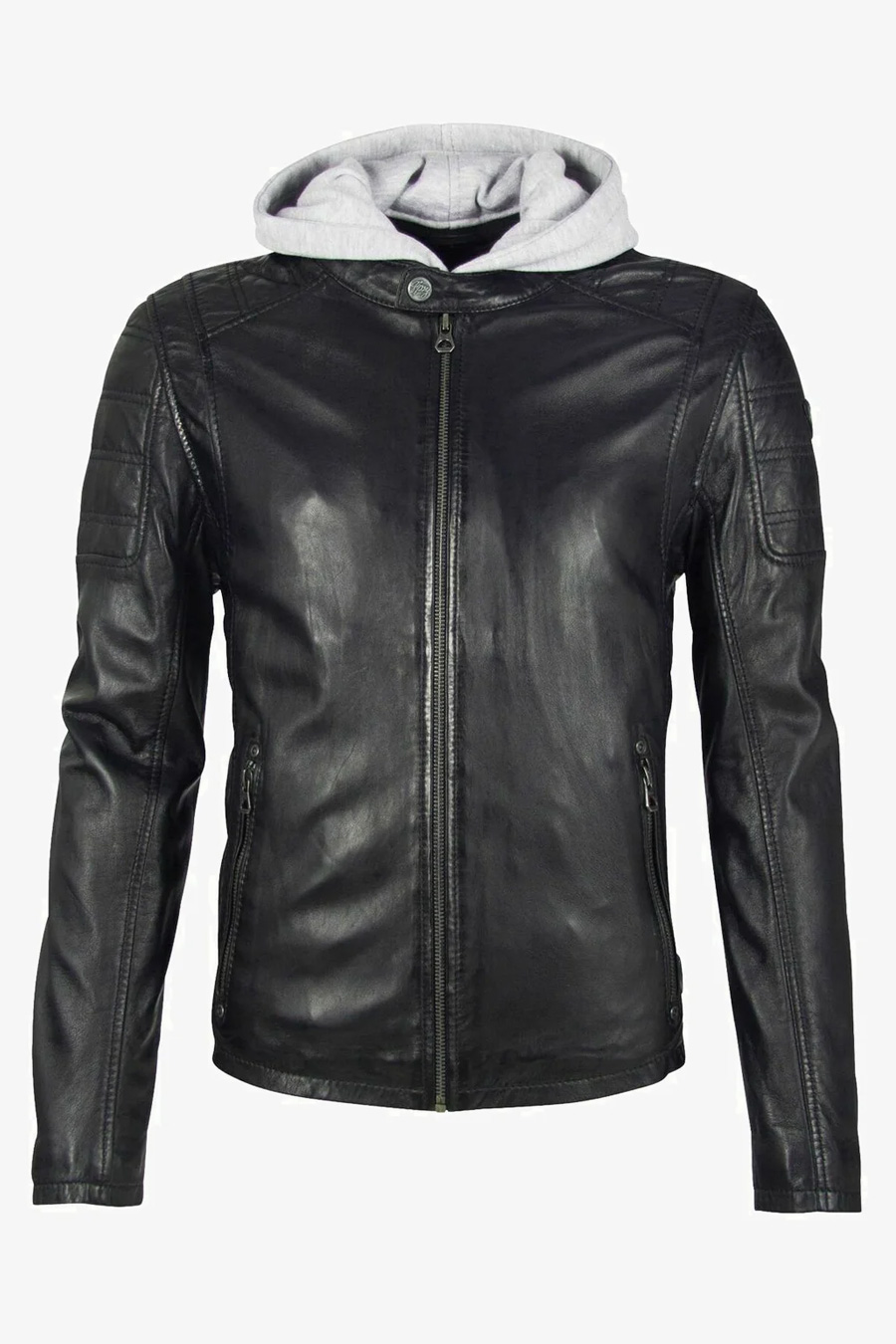 Odinė striukė GIPSY Rylo-LAKEV-bio-black