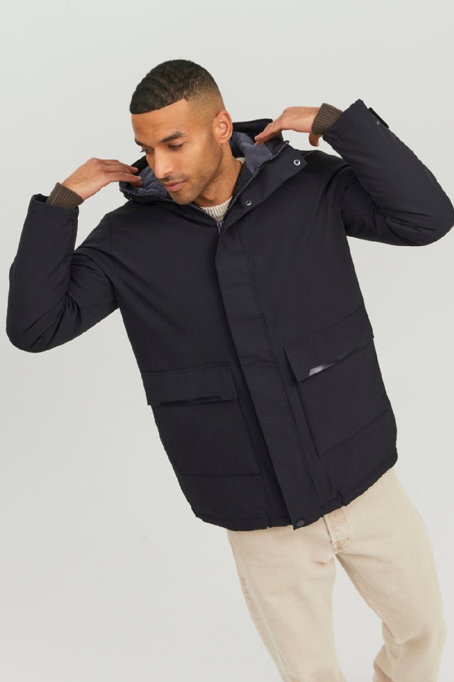 Žieminė striukė JACK & JONES 12211896-Black