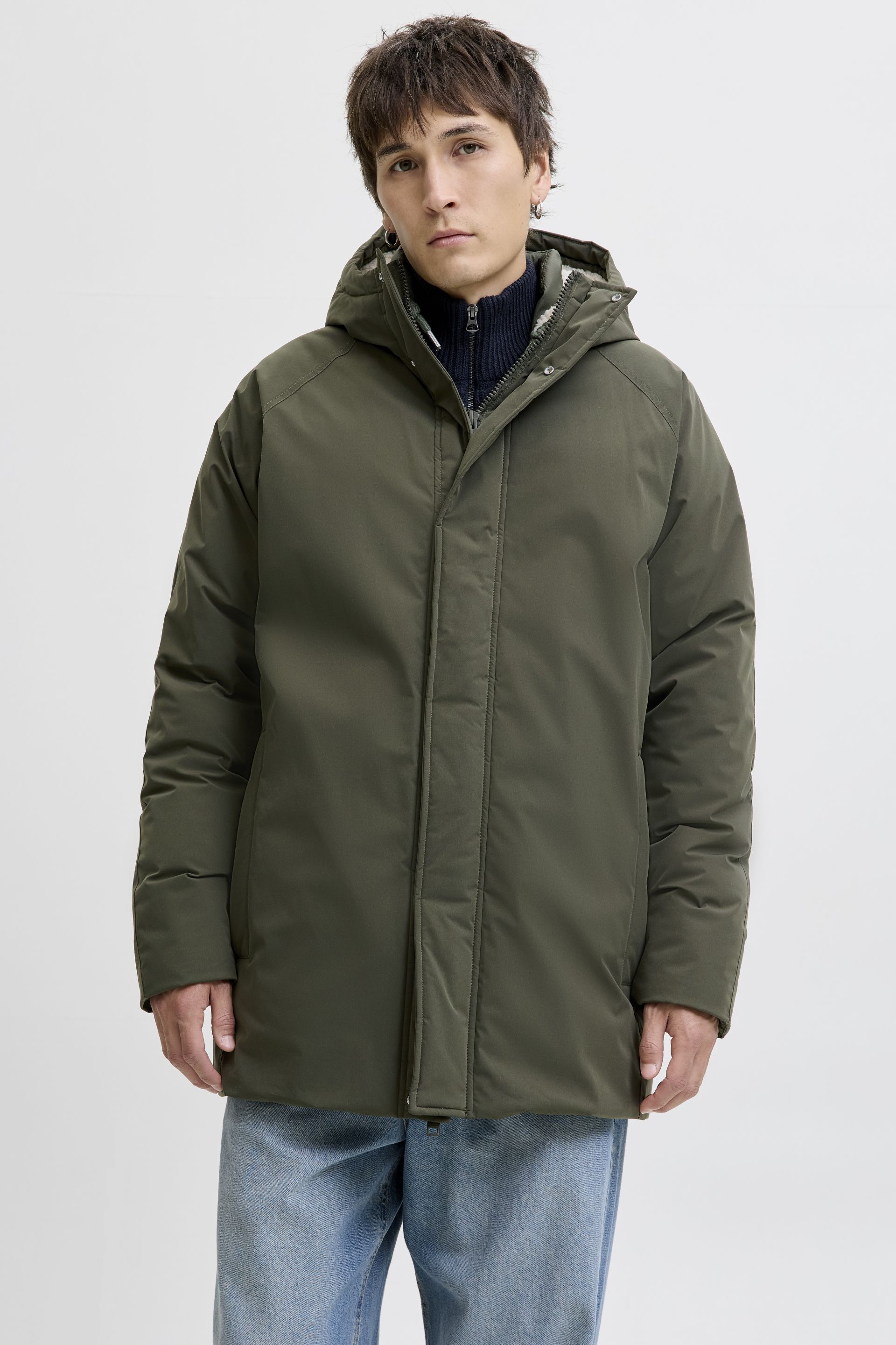 Žieminė striukė JACK & JONES 12278783-Forest-Night
