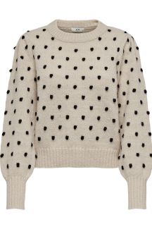 Megztinis JACQUELINE DE YONG 15304813-Cement-BLACK