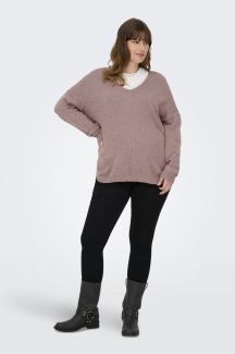 Megztinis ONLY CARMAKOMA 15267202-Rose-Brown