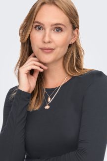 Marškinėliai ilg. rankovėmis JACQUELINE DE YONG 15272092-Black