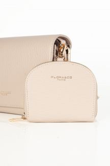 Rankinė per petį FLORA&CO F5008-BEIGE-TAUPE