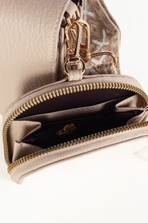 Rankinė per petį FLORA&CO F5008-BEIGE-TAUPE