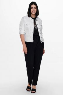 Džinsinė striukė ONLY CARMAKOMA 15237814-White