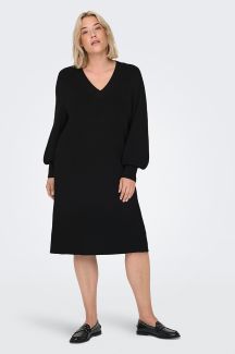 Megzta suknelė ONLY CARMAKOMA 15327167-Black