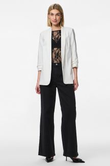 Švarkas PIECES 17090996-Cloud-Dancer