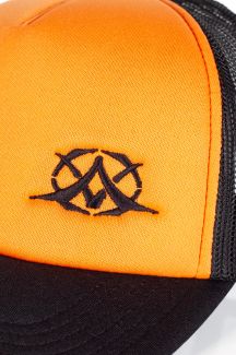 Kepurė X JEANS RAPPER-ORANGE-BLACK