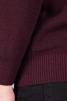 Megztinis MCL 33811-BORDO-MELANJ