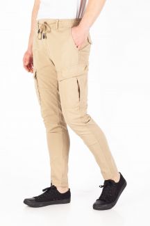 Cargo kelnės KENZARRO A3013-BEIGE-3C72