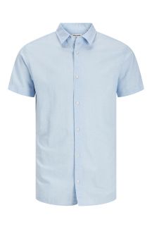 Lininiai marškiniai JACK & JONES 12269090-Chambray-Blue