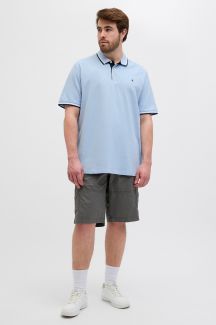 Polo marškinėliai JACK & JONES 12143859-Chambray-Blue