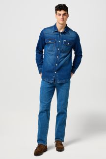 Džinsiniai marškiniai WRANGLER 112373187