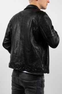 Odinė striukė GIPSY GBCairo-STUV-BLACK