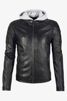 Odinė striukė GIPSY Rylo-LAKEV-bio-black