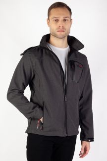 Striukė GEOGRAPHICAL NORWAY TEXSHELL-Dark-Grey