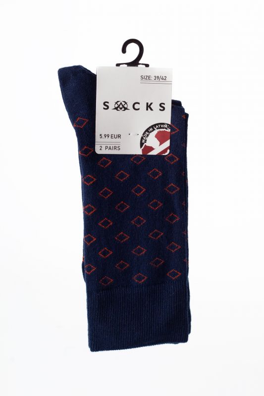 Kojinės X JEANS 18S98-3-2P-DZINS-ORANGE