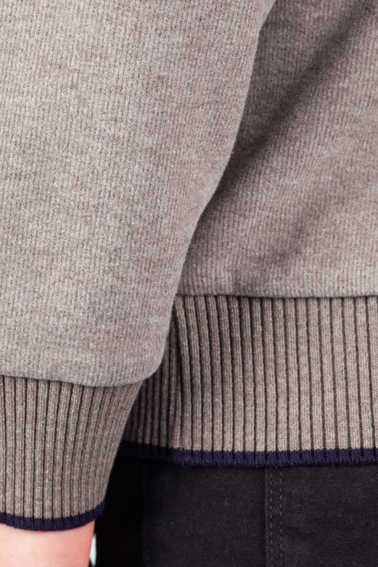 Megztinis MCL 27643-KAHVE-MELANJ