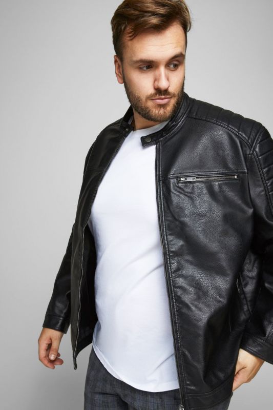 Odinė striukė JACK & JONES 12172908-Black