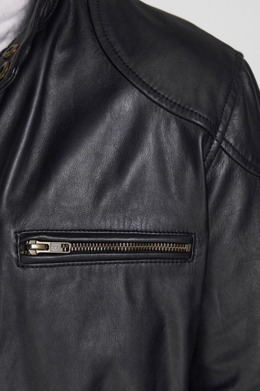 Odinė striukė JACK & JONES 12204667-Black