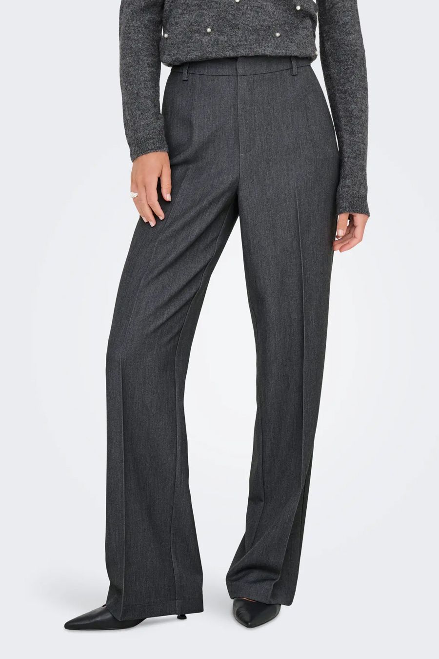 Auduma bikses ONLY 15318089-DG-Melange