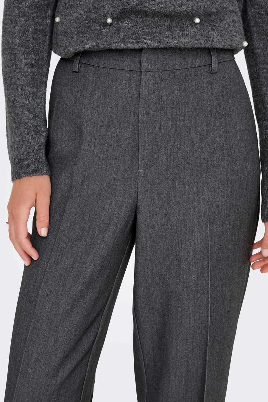 Auduma bikses ONLY 15318089-DG-Melange