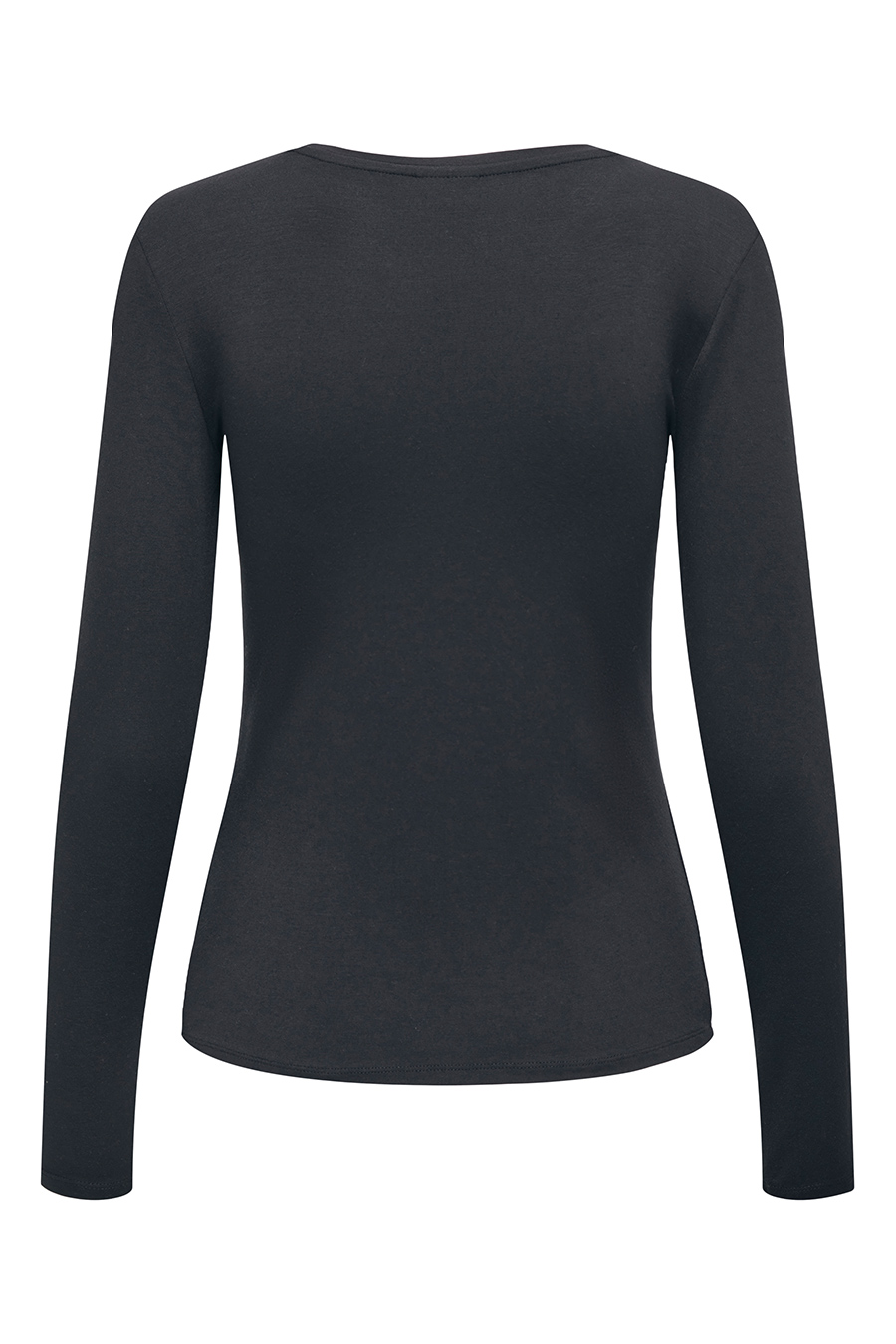 T-krekls ar garām rokām JACQUELINE DE YONG 15272092-Black