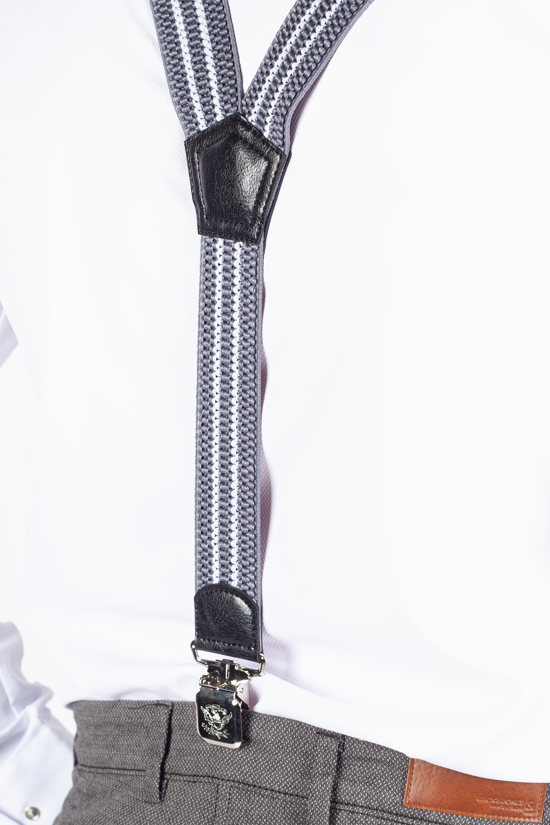 Bikšturis X JEANS DYK40-008-MIX-LTGR-WHITE