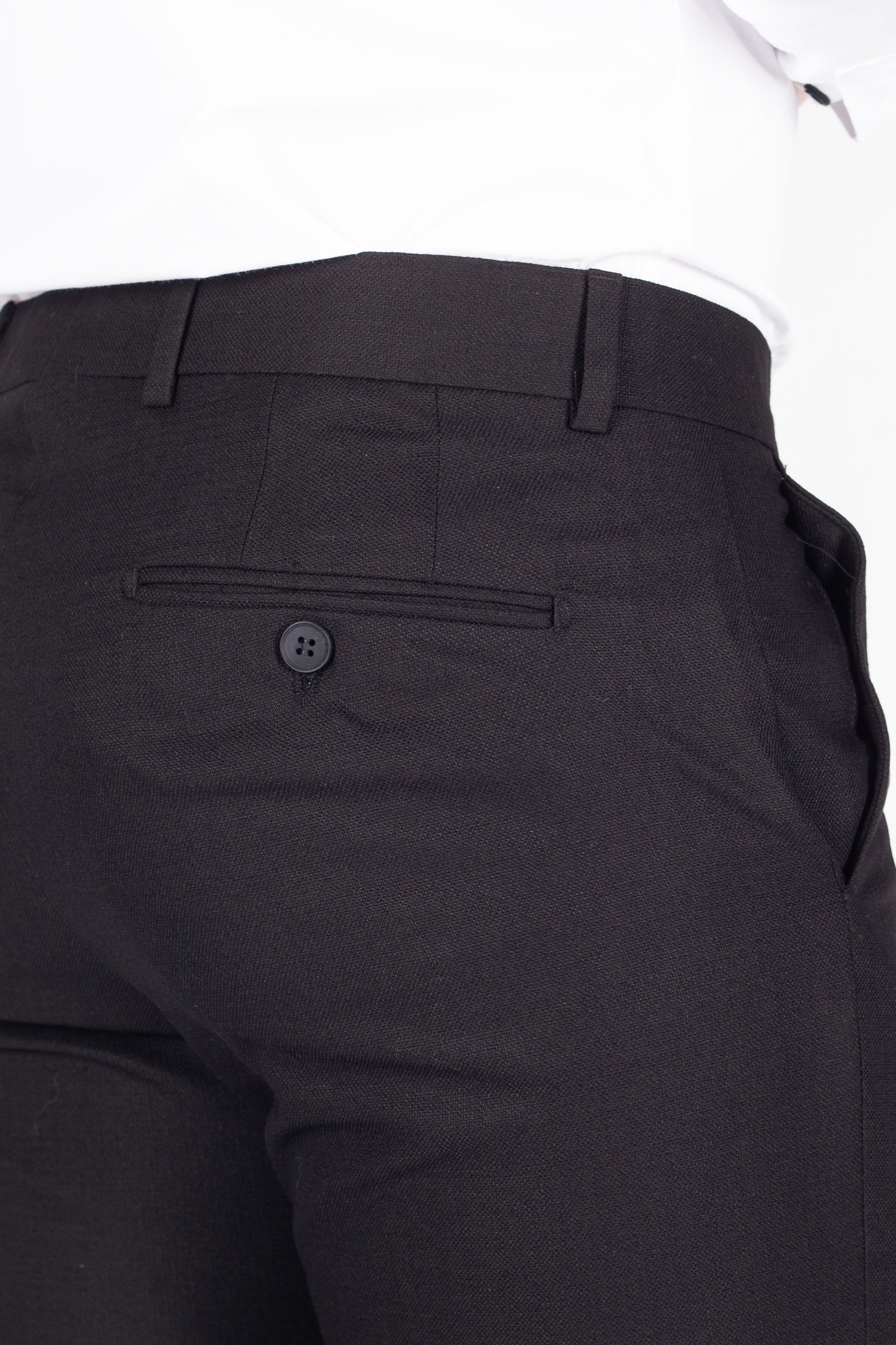 Klasiskās bikses FRAPPOLI 6211-VENUS-SIYAH-PANTS