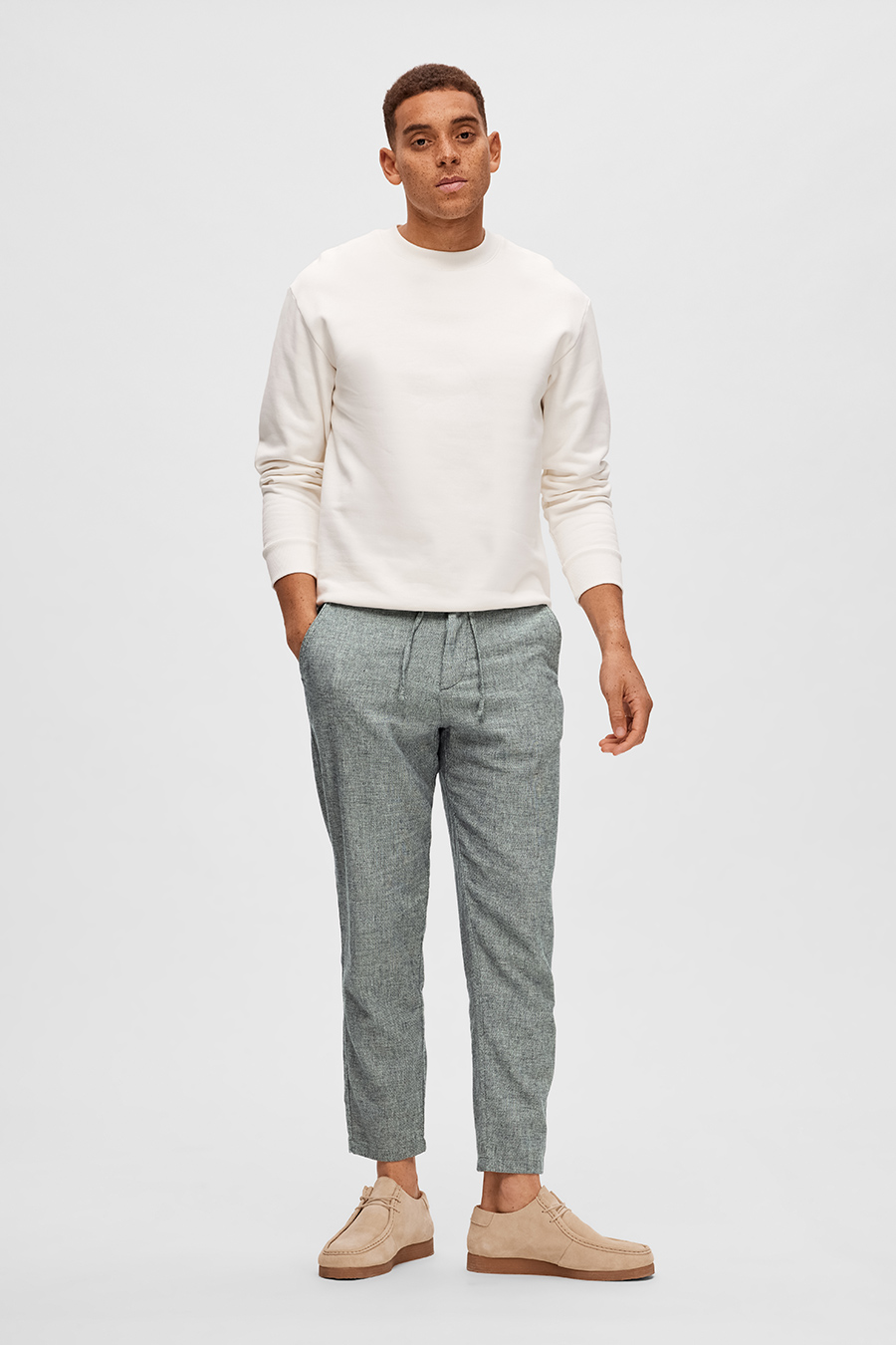 Lina bikses SELECTED 16087636-Sky-Captain