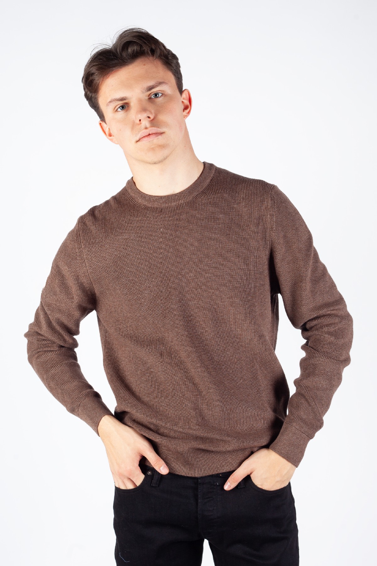 Džemperis FRAPPOLI 4500-PEDRO-KAHVE